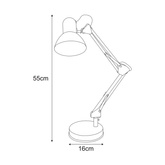 Lampka biurkowa K-MT-COSMO SREBRNY z serii COSMO