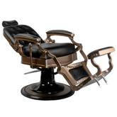 Gabbiano fotel barberski Old Ernesto czarny 125379