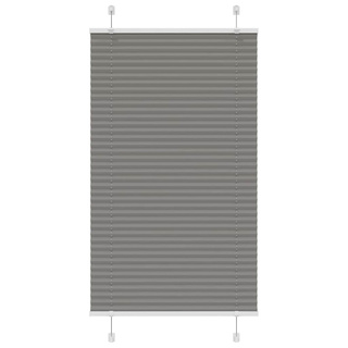Roleta plisowana antracytowa 80x150 cm Szerokość tkaniny 79,4cm