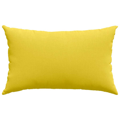 Poduszki na sofę 2 pcs Jasnożółty 50 x 30 cm tkanina