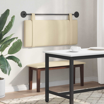 Wezgłowie wiszące Kremowy tkanina