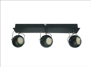 Lampa sufitowa Tony listwa regulowana 3-punktowa do salonu metalowa