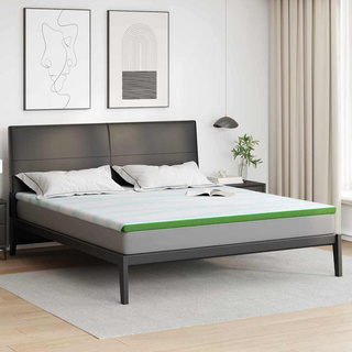 Nakładka na materac Biały i zielony 200 x 200 cm