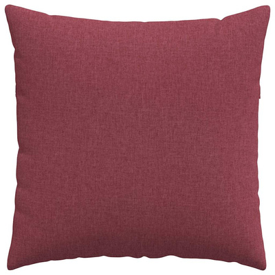 Poduszki na sofę 2 pcs Czerwone wino 60 x 60 cm tkanina
