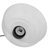 Lampa wisząca 27cm szklana/czarny kabel Liverpool Ledea 50101286