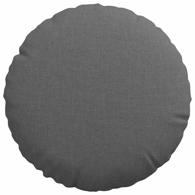 Poduszki na siedziska 2 pcs Ciemnoszary ?30 x 13 cm tkanina