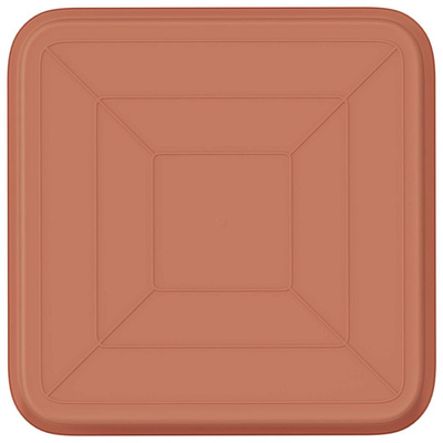 Kwadratowa Taca na Kwiaty 6 pcs Czerwony ceglasty