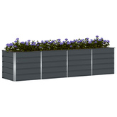 Donica Antracyt 320 x 80 x 75 cm Stal