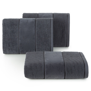 Ręcznik Emma stalowy 70x140