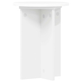 Stojak na rośliny 2 pcs Biały ?29,5 x 40 cm Drewno inżynieryjne