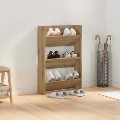 Szafka na buty 60 x 18 x 90 cm Materiał drewnopochodny