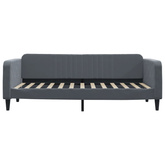 Sofa z funkcją spania, ciemnoszara, 90x200 cm, aksamit