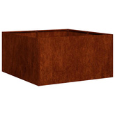 Doniczka Rusty 80x80x40 cm Stal nierdzewna