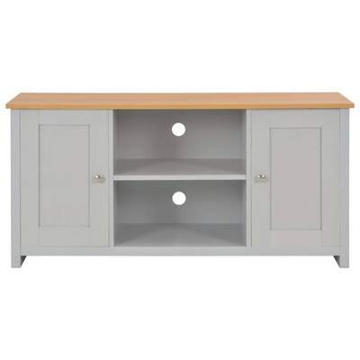 vidaXL Szafka pod TV, szara, 120 x 39 x 58 cm