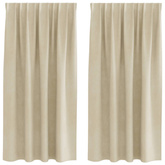 Zasłony zaciemniające 2 pcs Kremowy 140 x 175 cm Aksamit