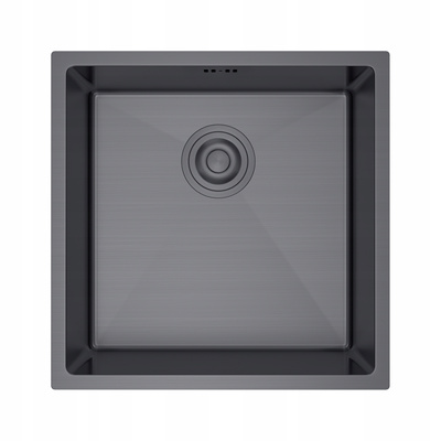 Zlewozmywak stalowy podwieszany Rita grafit