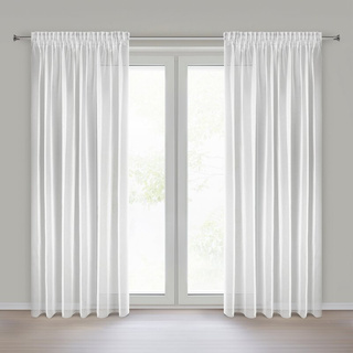 Esel biała 135x270 Firana