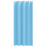 Firany blackout z kółkami 2 pcs Jasnoniebieski 260 x 140 cm