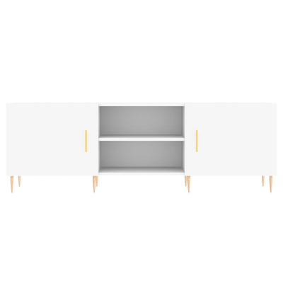Szafka pod TV, biała, 150x30x50 cm, materiał drewnopochodny vidaXL