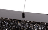 Designerska Lampa Wisząca czarna Swarovski Adani AD218