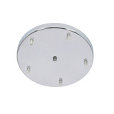 Lampa sufitowa wisząca chromowa talerz 5x60W Marina Candellux  35-60198