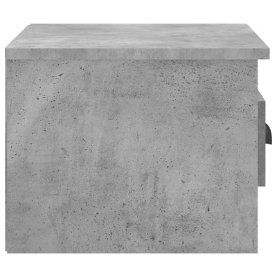 vidaXL Wisząca szafka nocna, szarość betonu, 41,5x36x28 cm