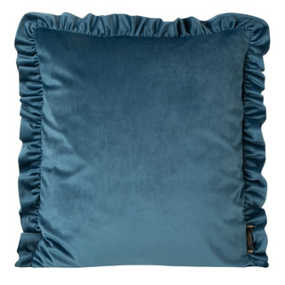 Poszewka Velvet niebieska 45x45