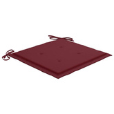 vidaXL Składane krzesła ogrodowe z poduszkami, 8 szt., drewno akacjowe