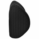 Poduszka pod plecy Czarny Pianka z pamięcią 46 x 24 x 11 cm