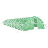 Szklarnia ze stalową ramą, zielona, 100 m?, 20x5x2,3 m