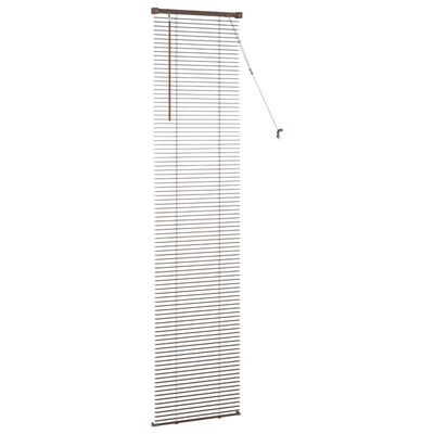 Żaluzja wenecka Ciemnobrązowy ze wzorem 213 x 60 cm 25 mm PVC