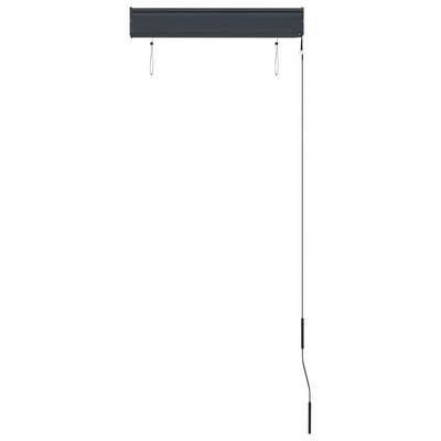 vidaXL Roleta zewnętrzna, 60x250 cm, pomarańczowo-brązowa