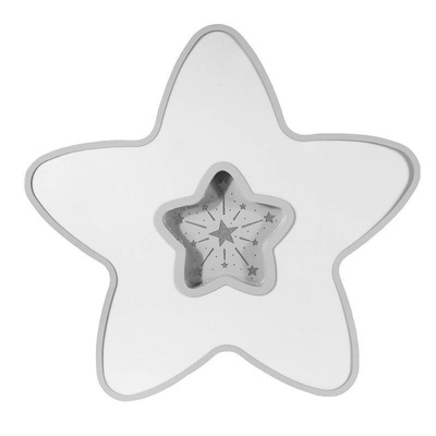 Lampa sufitowa LED dziecięca szara gwiazdka 28W + pilot