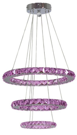Lampa wisząca okrąg LED RGB + pilot Lords 33-63090