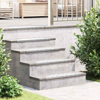 Stopień Półksiężyc 15 pcs Srebrny 60 x 18 x 2,5 cm Aluminium