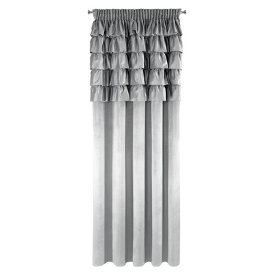 Zasłona Aura srebrna 140x270