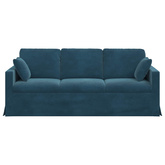 Sofa Niebieski 198 x 78 x 80 cm Aksamit