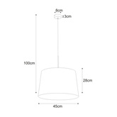 wisząca K-4370 z serii REMI GRAY Lampa