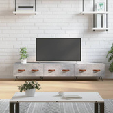 vidaXL Szafka pod TV, szarość betonu, 150x36x30 cm