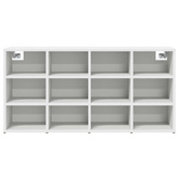 Szafka na buty Biały 103 x 30 x 51 cm Materiał drewnopochodny