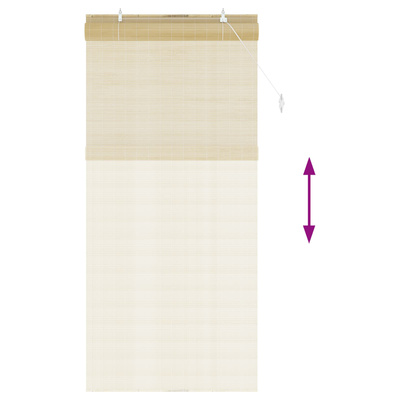 Roleta naturalny 110 x 220 cm Bambus