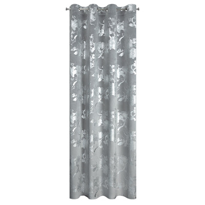 Zasłona Celia stalowa 140x250