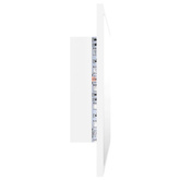vidaXL Lustro łazienkowe z LED, białe, 60x8,5x37 cm, akryl
