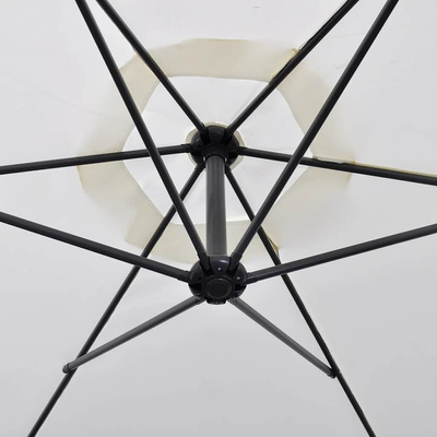 Parasol na wysięgniku 3 m, piaskowy