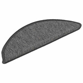 Maty na schody 15 szt. 56x17x3 cm Beżowo-szare półokrągłe