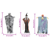 Zawieszany Duch Halloween 3 pcs Wielokolorowe 61 x 97 cm