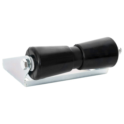 Rolki przyczepy do łodzi z uchwytem 25,4 cm Stal ocynkowana