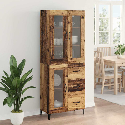 Highboard Stare drewno 69,5 x 34 x 180 cm Drewno inżynieryjne