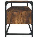 vidaXL Szafka pod TV, przydymiony dąb, 80x35x45 cm