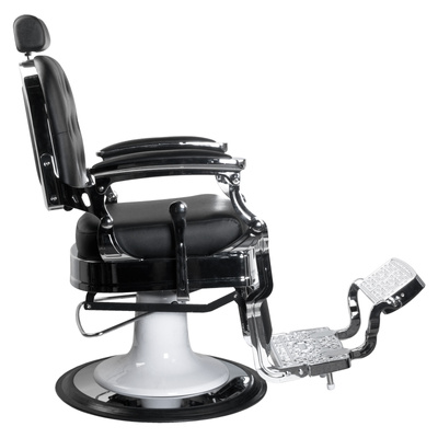 Gabbiano fotel barberski Ernesto czarny 125378